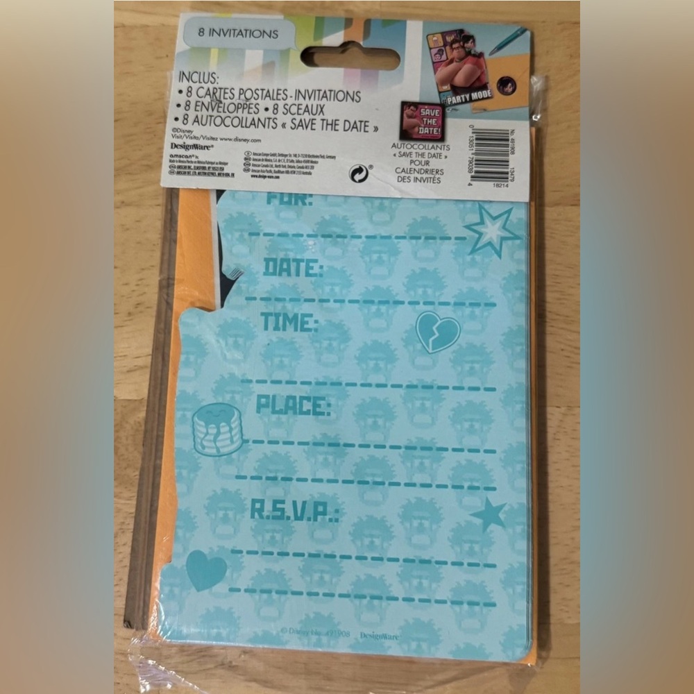 Wreck-It Ralph Party Invitations - Picture 3 of 3